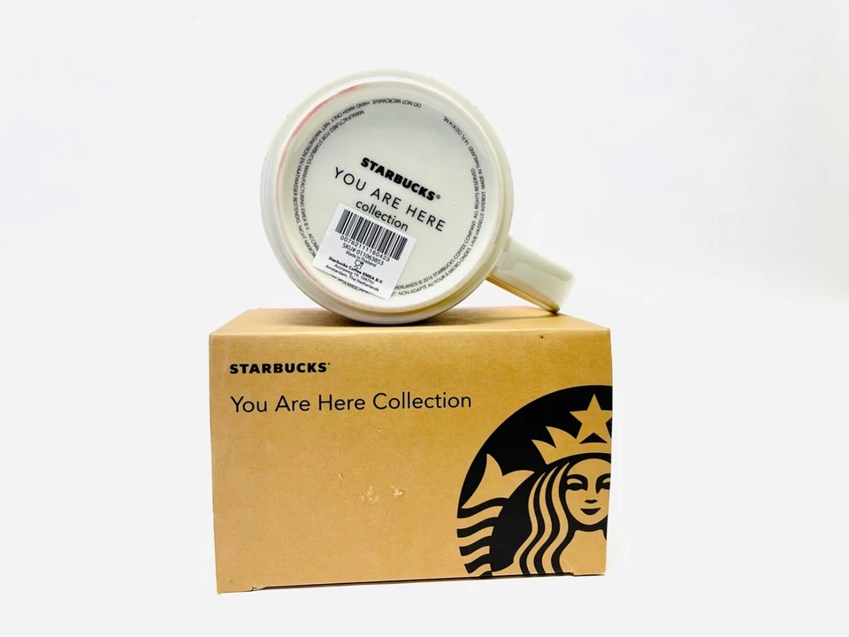 Taza Starbucks You are Here París Francia Europa Navidad Oro Café Ciudad 14 OZ Foto 4 de 4