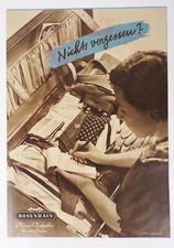 Altes Prospekt Rosenhain 1950 er Berlin Taschen Geschirr