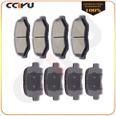 For 2003-2014 Honda Pilot CR-V Element Front And Rear Premium Ceramic Brake Pads