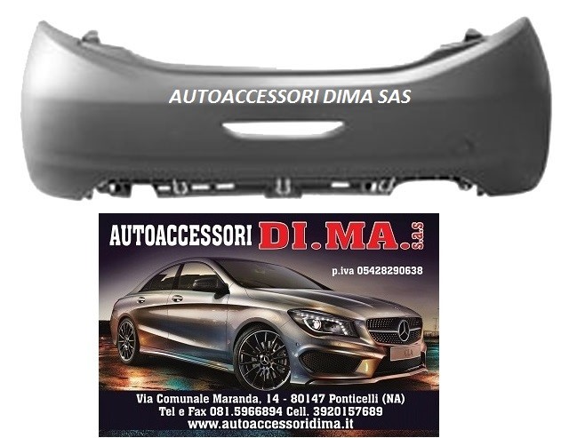 PARAURTI POSTERIORE per PEUGEOT 208 I - Immagine 3