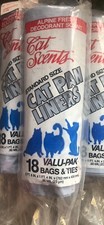 CAT LITTER BOX LINERS 17 Packs/18 Liners In Each Pack. Size: 2  6  By 1  4  