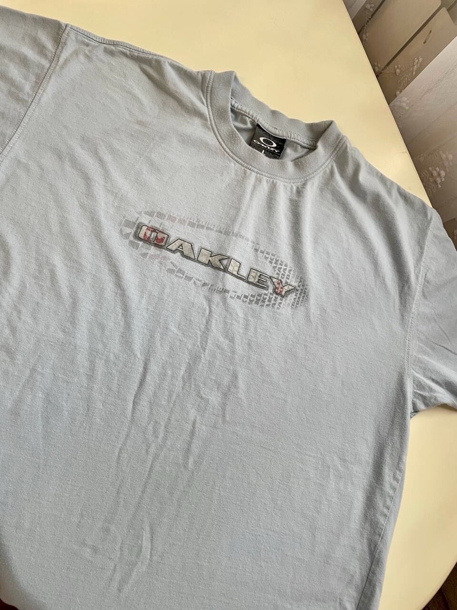 Vintage Oakley 90's T-shirt Big Centre Logo Tee Shirt Size L | eBay