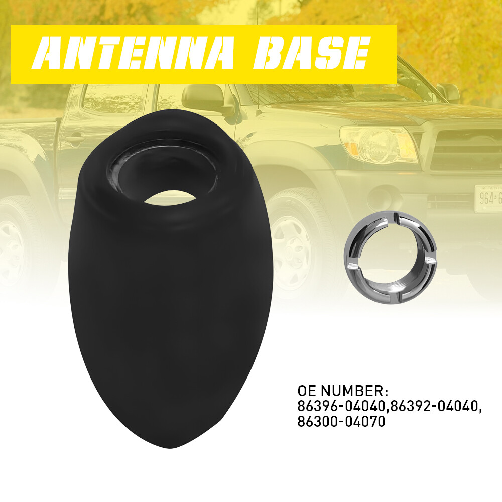 For 2005-2015 Toyota Tacoma Antenna Base Rubber Mount & Nut Ornament Manual Type