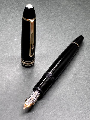 MONTBLANC MEISTERSTUCK 147 TRAVELLER Black GT Fountain Pen 14K 585