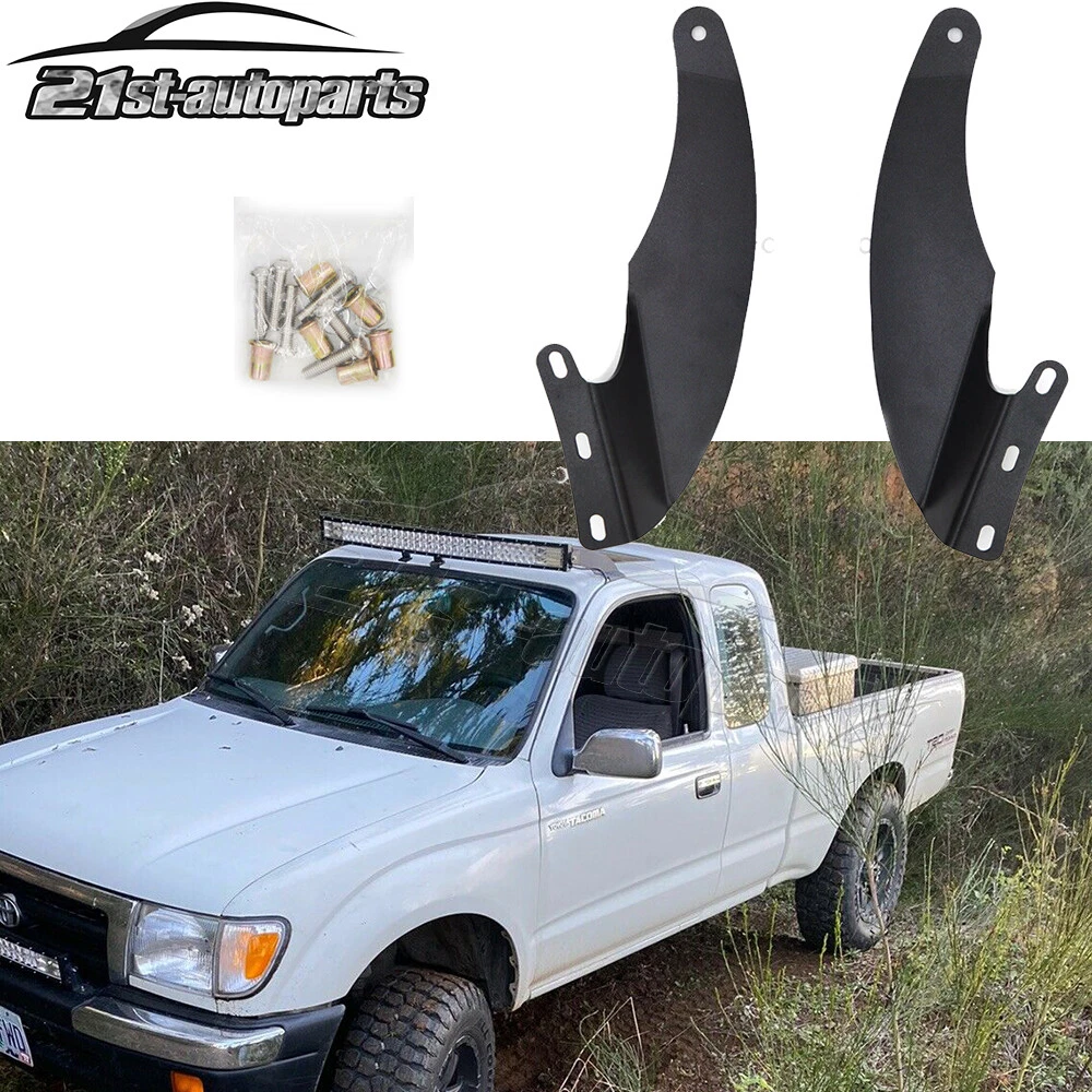 42 Curved LED Light Bar Roof Bracket Kit Fit 95 04 Toyota Tacoma Upper Mount