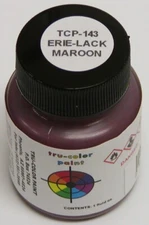Tru-Color Paint TCP-143 Erie Lackawanna Maroon 1oz Bottle