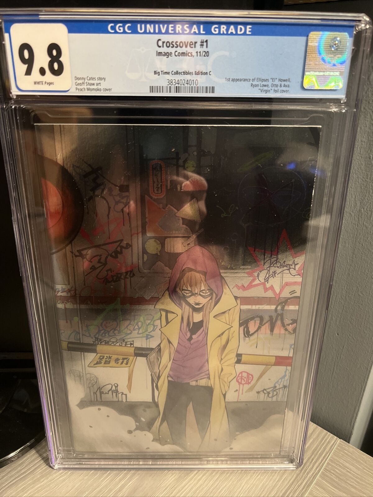 Crossover #1 Peach Momoko Virgin Foil Variant CGC 9.8 2020 Image 🔥🔥🔥