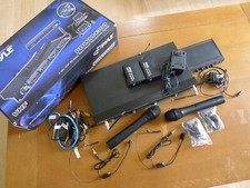 Pyle Pdwm4300 4 Microphone Vhf Wireless Rack-mount Microphone System