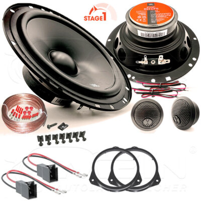 JBL LAUTSPRECHER für FIAT 500 ab 2007 Front Tür Vorn 2-Wege Kompo 200W 165 #B876