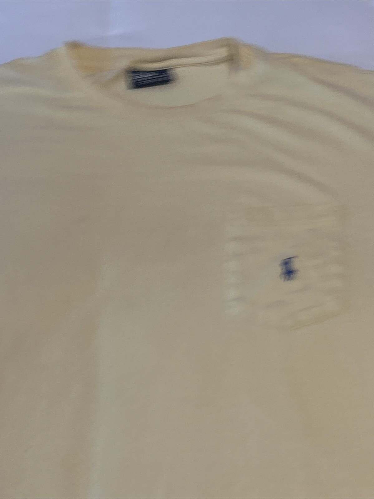 Polo vintage Ralph Lauren taschino t shirt uomo polo media grande pony punto singolo