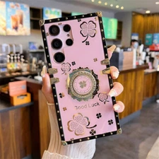 For Samsung Galaxy S23 Plus Ultra Case Shockproof Protective Ring Stand Cover