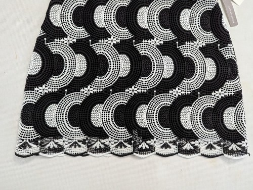 NWT Maeve Anthropologie women’s dress black and white lace detail size 4 $180 - Picture 6 of 13