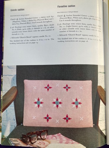 CANVAS STITCH EMBROIDERY COATS SEWING GROUP MID CENTURY MODERN - Picture 4 of 12