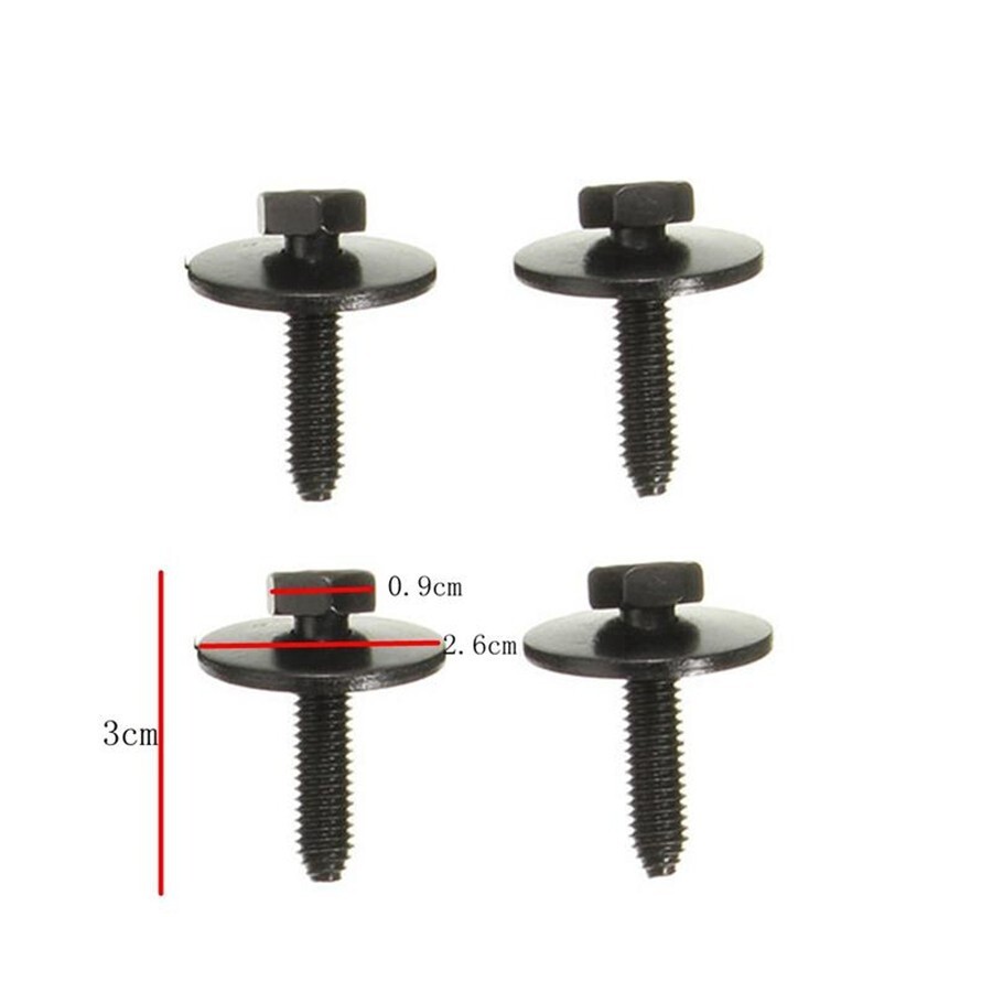 Car Engine Under Body Cover Clips Bumper Fender Mudguard Splash Shield Screw Kit