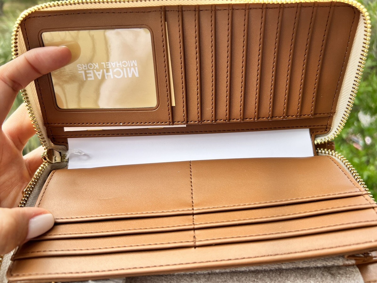 Michael Kors Fashion MK Signature Long Zip Around Wallet Michael Kors Fashion MK Signature Long Zip Around Wallet