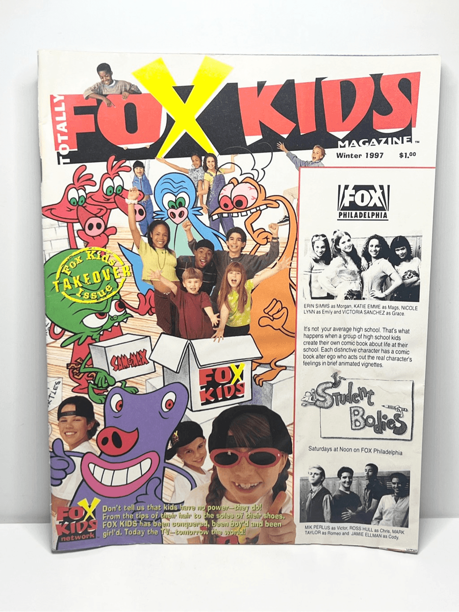 Totally FOX KIDS Magazine Winter 1997 Beatleborgs Tomagotchi Sega