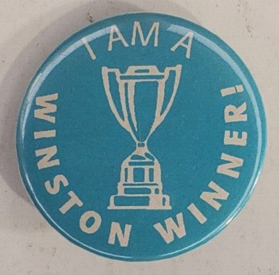 Vintage Im A Winston Winner Pinback Button