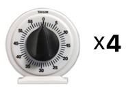 Taylor Classic Large Number Mechanical 60 Minute Timer With Alarm (4-pack) on sale Taylor Classic Large Number Mechanical 60 Minute Timer With Alarm (4-pack) on sale
