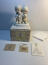 Precious Moments #E-4724 REJOICING WITH YOU     Baptism  Christening     N