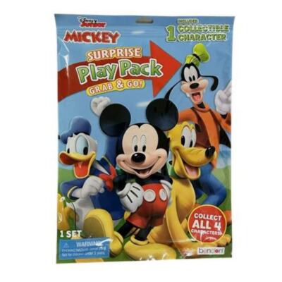 Disney Junior, Mickey Surprise Play Pack - Collectible Character, Grab & Go, Sur