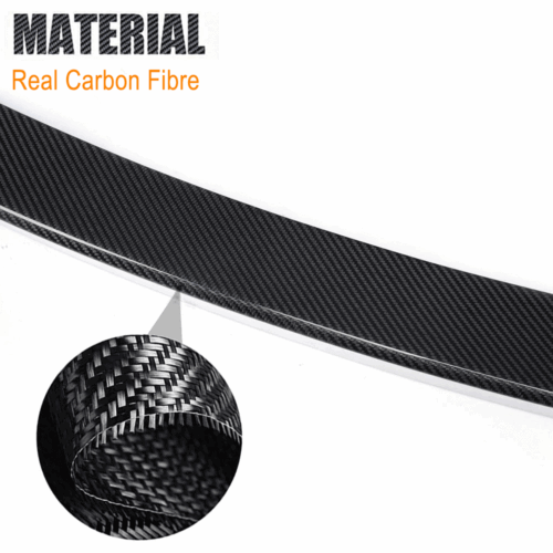 REAL Carbon Rear Spoiler Trunk Boot Wing Lip Fit For Porsche Macan 95B 2014-2018 - Picture 9 of 12