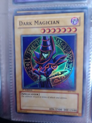 1996 Starter Deck First Edition Dark Magician Yu-Gi-Oh Card SYE-001 | eBay