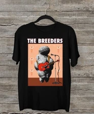 NEW The Breeders Band Short Sleeve Cotton Black All Size Gift t-Shirt AM461