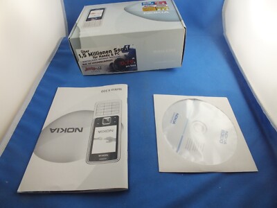 Original Nokia 6300 Verpackung Kult Handy Phone Mit CD Anleitung Packaging BOX