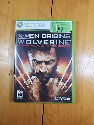 X-Men Origins Wolverine Uncaged Edition (Xbox 360, 2009) Missing Manual