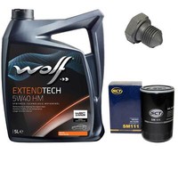 MotoröL Set 5W40 5 Liter + ÖLfilter + Schraube FüR Audi Seat Vw Transporter Golf