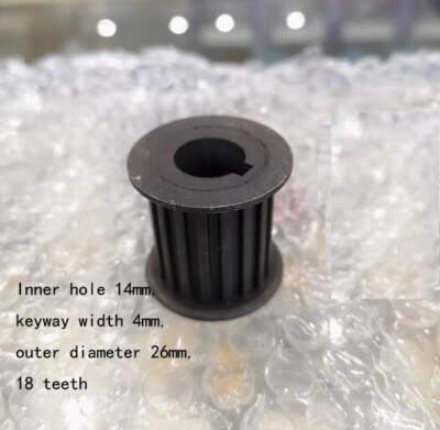 EDM Wire Cutting Accessories Pinion Tooth Belt Pinion Synchronization Wheel