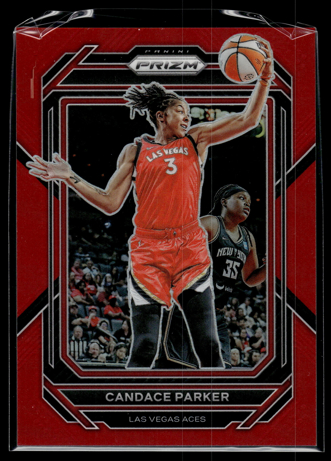 Candace Parker 2023 Panini Prizm WNBA Red Prizm Card 173/199 #77
