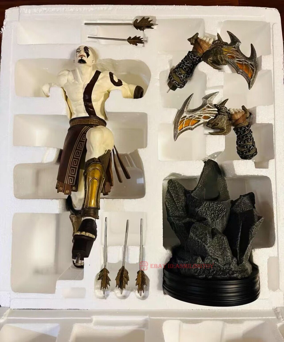 Gaming Heads God of War Kratos 1/4 Statue collection Limited