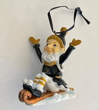 NCAA Missouri Tigers Elf On Sled Christmas Tree Ornament Decoration Mizzou