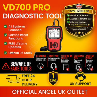 ANCEL VD700 All Systems OBD2 Diagnostic Tool Scanner for VW Transporter Models