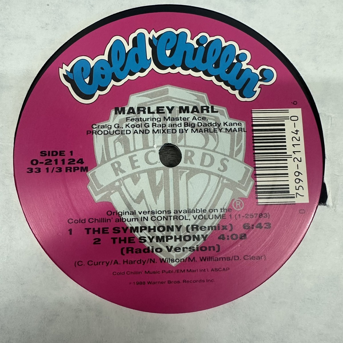 洋楽 marley marl Marley Marl The Symphony Single Vinyl Record !!Rare!! | eBay