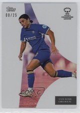 2023 Simplicidad UEFA Club Competitions Purple Rainbow Foil 8/25 Sam Kerr 09j5