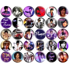 Prince & The Revolution 80s Pop Funk Rock 1.5" Pinback Buttons Retro Music 30 Pc