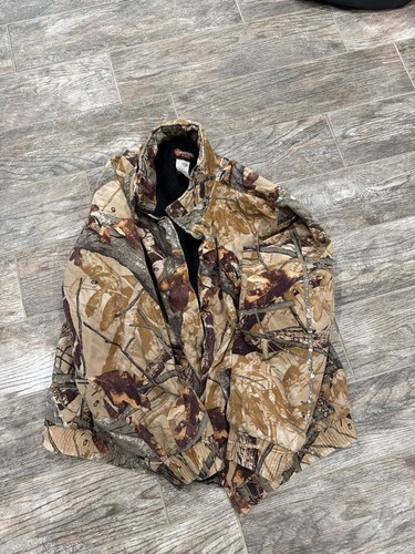 Vintage Outfitters Ridge Fusion 3D Real Tree Forest Hunting Camo Jacket Mens XL
