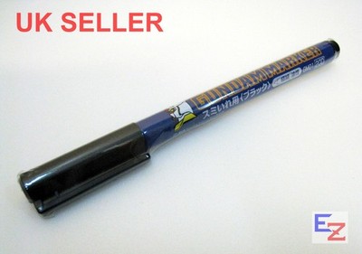 GSI Gunze Mr Hobby GM01 schwarz feine Linie Gundam Marker Gunpla UK VERKÄUFER