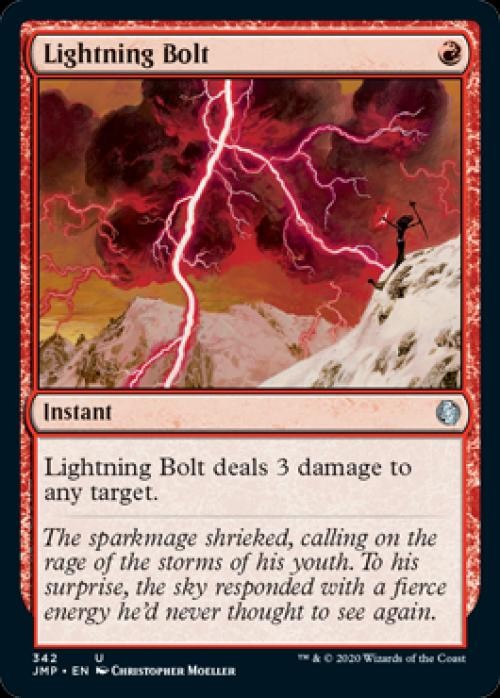 Lightning Bolt - Light Play MTG Jumpstart