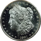 1881 MORGAN DOLLAR! GEM BU+++! DMPL! FLAWLESS BEAUTY! GORGEOUS! WOW! NR #VIP90