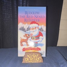 Family Home Entertainment Rudolph Red-Nosed Reindeer VHS NTSC Christmas Classic