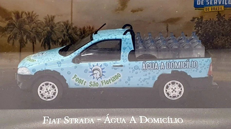 Camión Altaya escala 1/43 22921E - Fiat Strada Agua A Domicilio - azul Foto 3 de 4