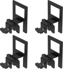 4 Pack Adjustable Mattress Slide Stoppers Metal Bed Frame Anti Slip Retainers