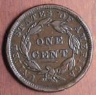 1838 US Coronet Head Large Cent Nicely Circulated N6 R1 — photo 2