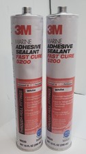Set 3M Marine Adhesive Sealant Fast Cure 5200 06520 Permanent Bonding and Seal