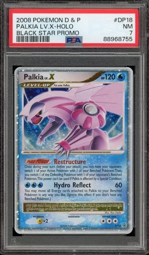 Pokemon Palkia Lv.X Black Star Holo Promo DP18 PSA 7