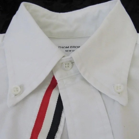 Thom Browne Button Down Classic White Oxford Shir… - image 14