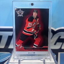 2001-02 Pacific Vanguard #55, JASON ARNOTT SP 🔥🔥🔥 Red Parallel /38